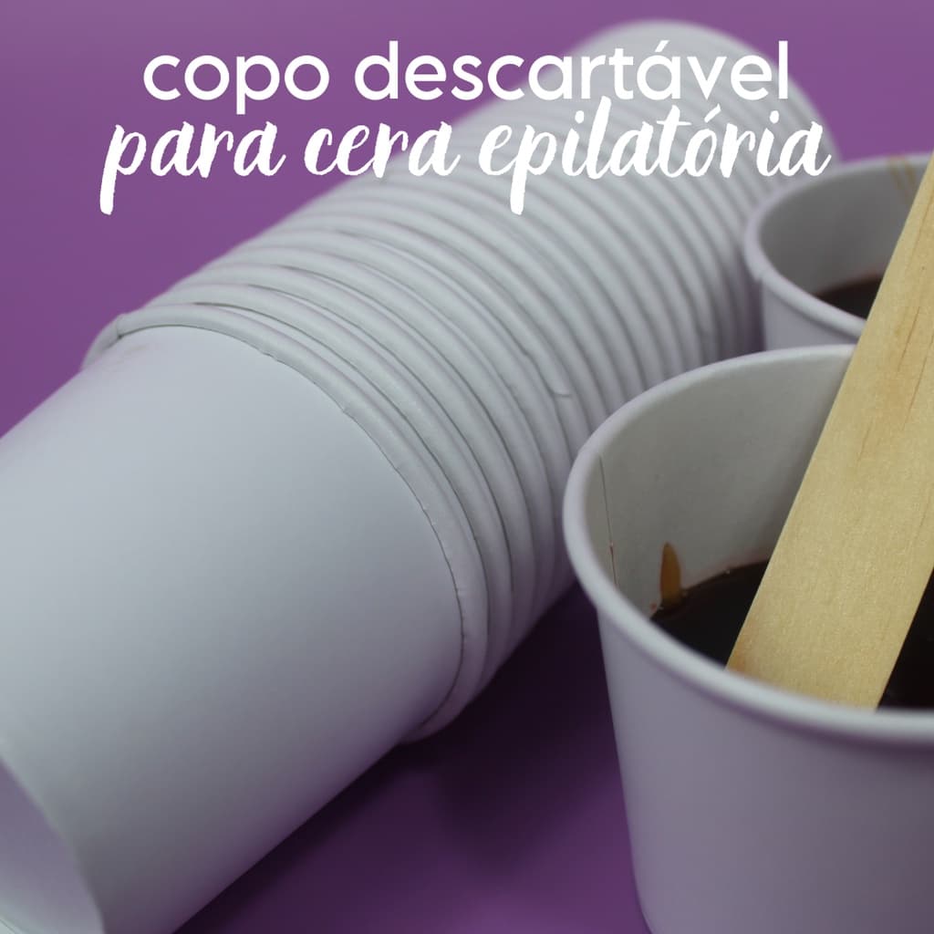 Copo Papel Biodegradável para Depilação 100ml Theoto - 25 Un
