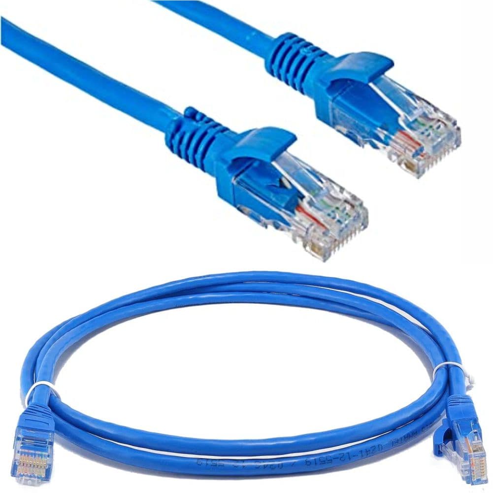 Cabo De Rede Patch Cord 1,8mt Cat 5e 1000 Mbps