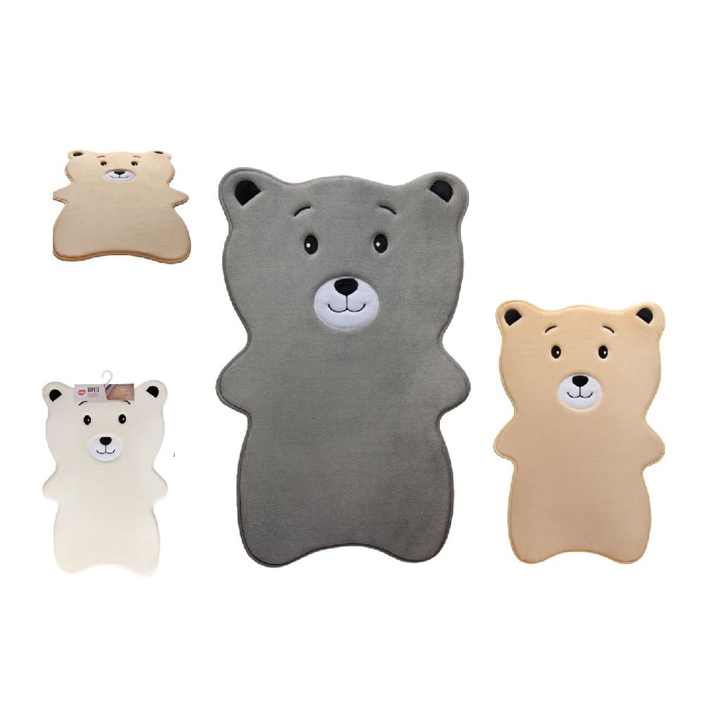 Tapete de Pelúcia para Quarto Divertido e Estilizado Urso