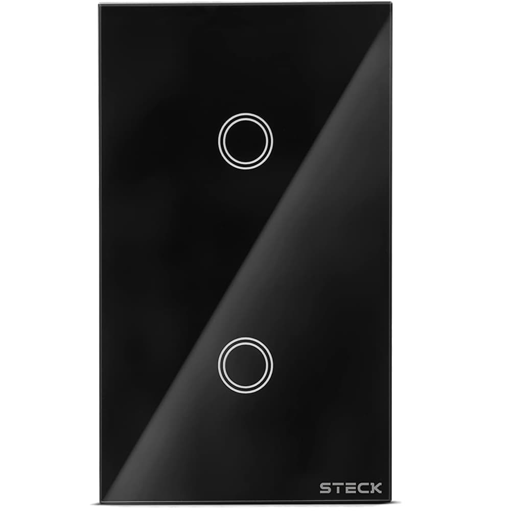 Touch - 2 Interruptor 4x2 pt Smarteck - Steck
