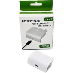 2 Baterias E Cabo Carregador P/ Controle Xbox Series S/x Bco