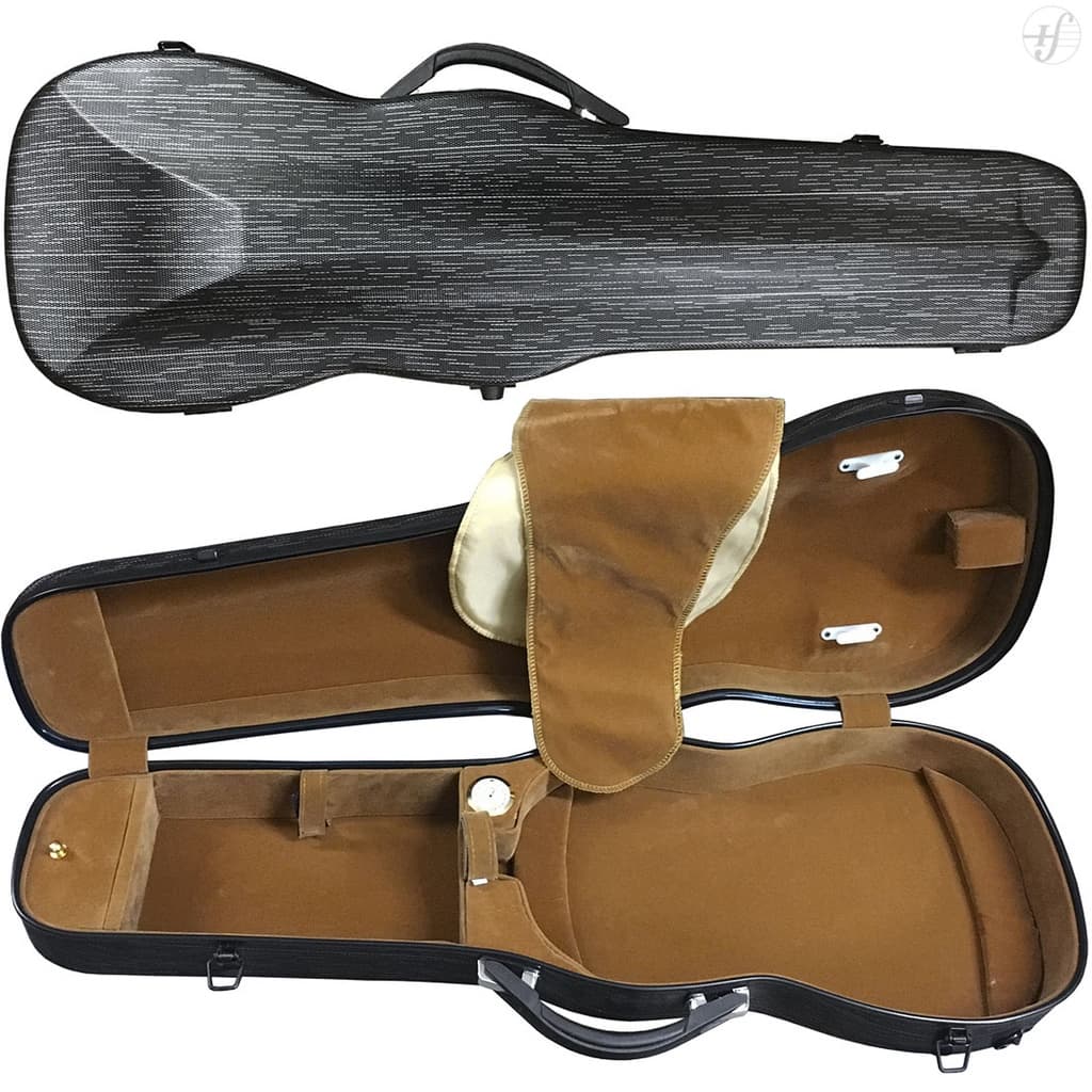 Estojo Case Viola de arco Antoni Marsale Fibra Formato Matt Black profissional