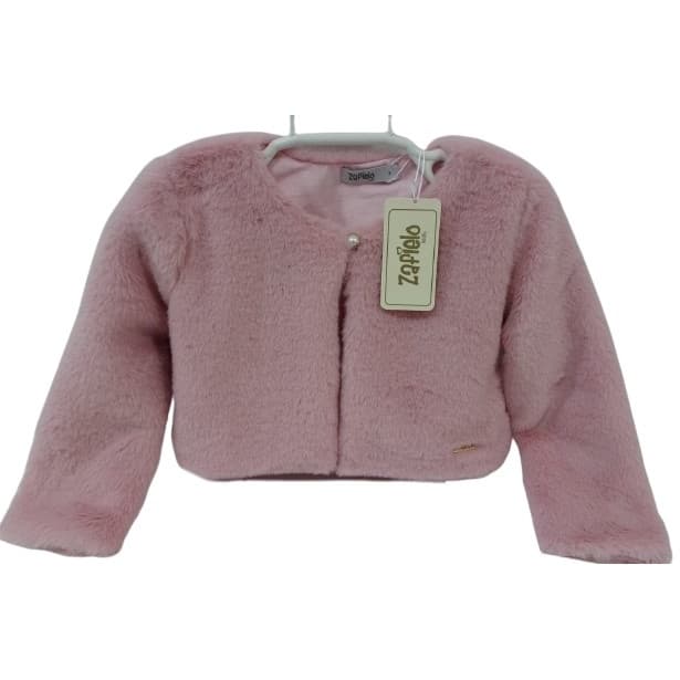Bolero / Casaco Luxo Pele Infantil Menina Zafielo Forro 515