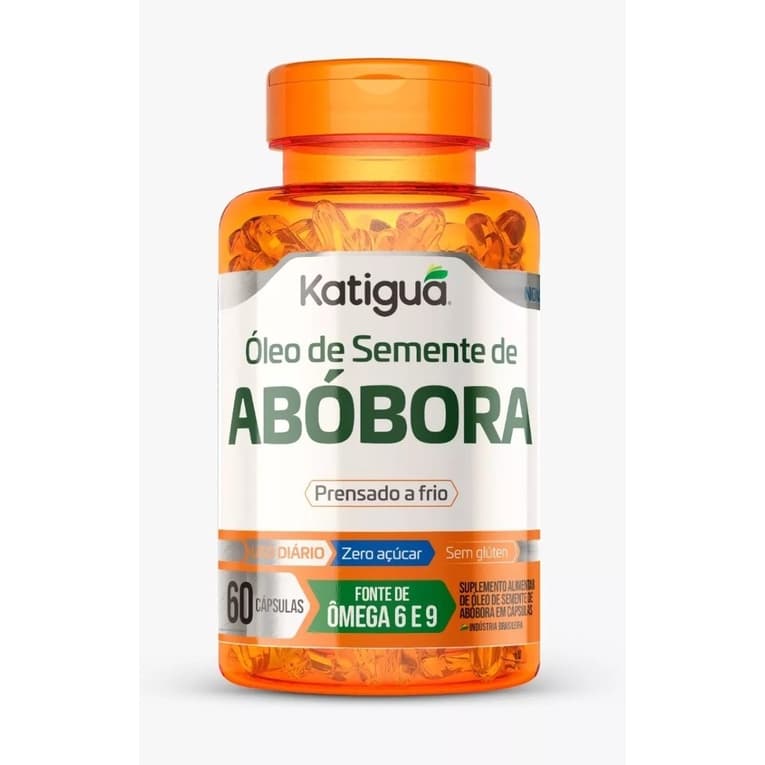 Óleo De Semente De Abóbora com 60 Capsulas