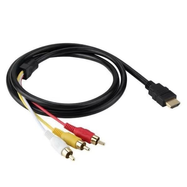 Cabo HDMI com Cabo HDMI e RCA