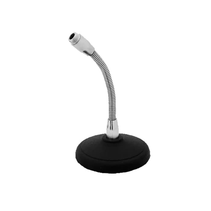 Pedestal Para Microfone de Mesa Púlpito Cromado Flexível PS2-F Visão
