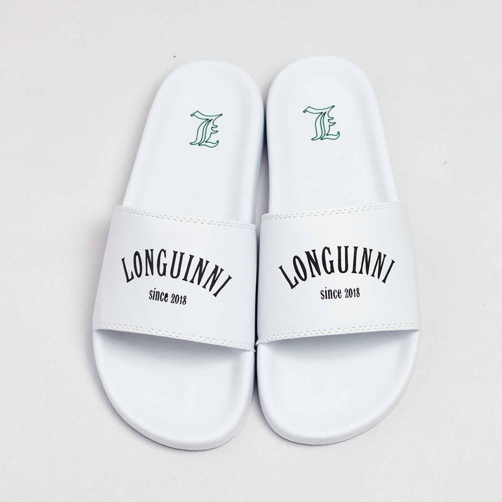 Chinelo Slide Longuinni Style Branco