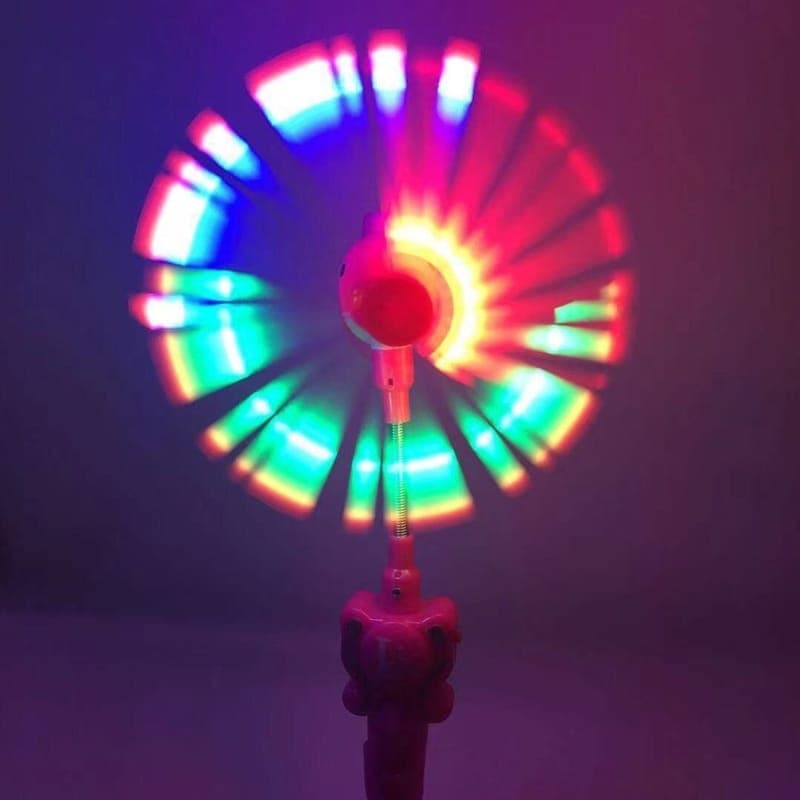 Bastão Giratório Com Som E Luz Bichinhos A Pilha 36cmFUTURO ONLINE