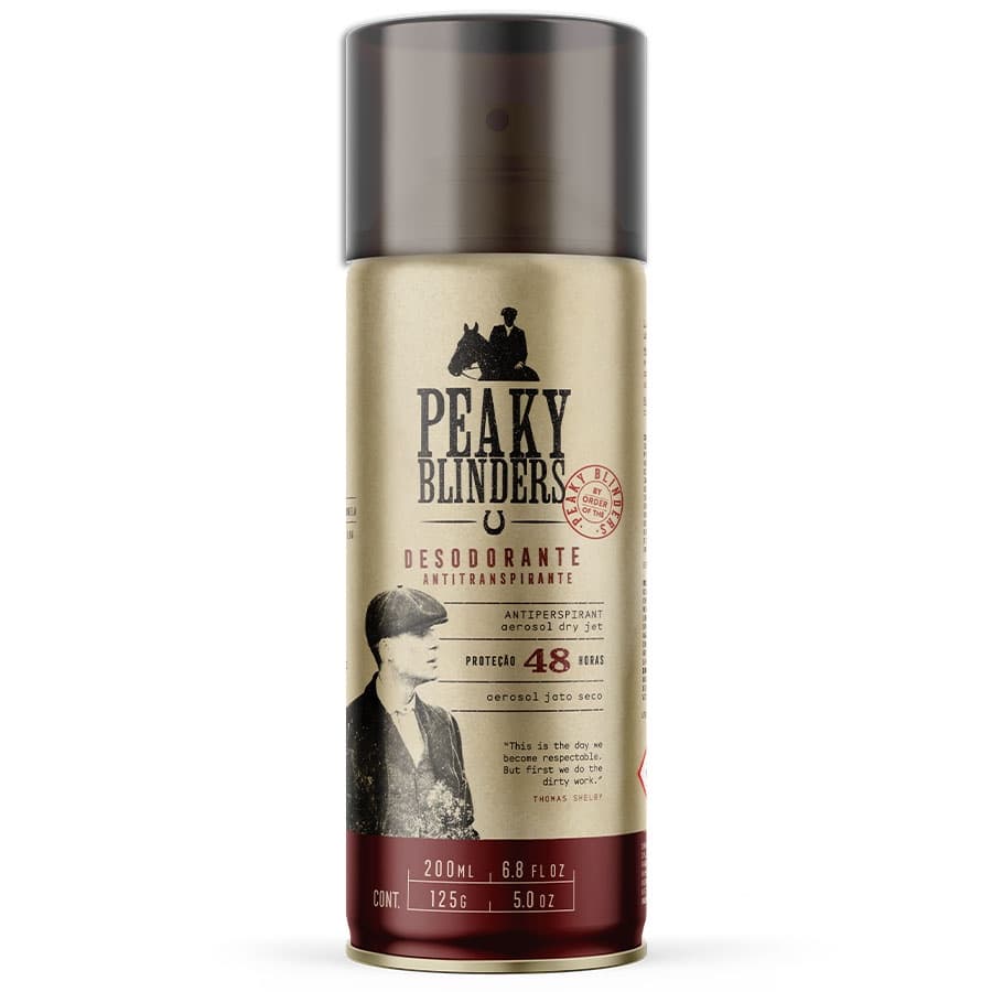 Desodorante Peaky Blinders Antitranspirante Proteção 48 Horas 200mL Don Alcides