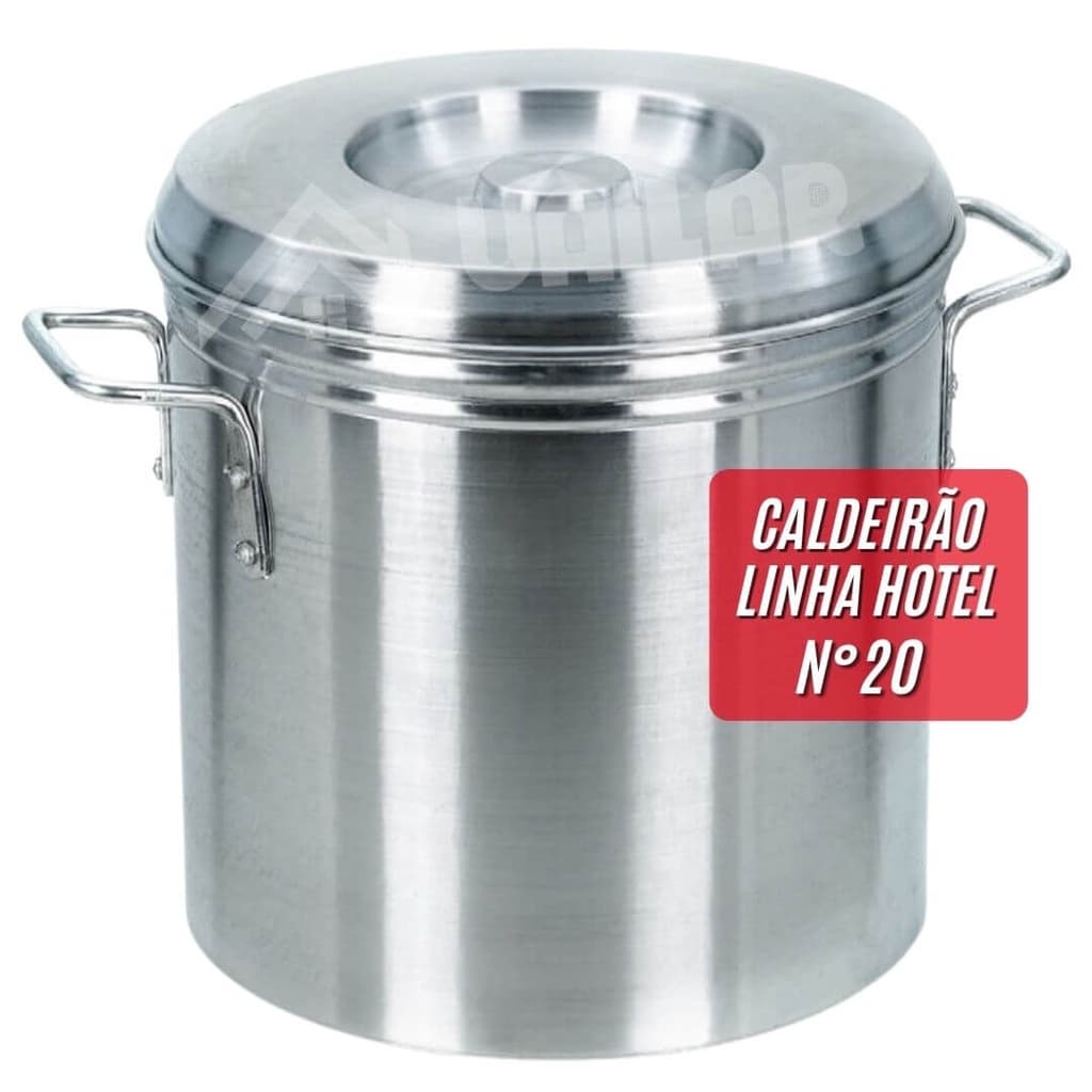 Caldeirão Panela Aluminio N20 Cervejeiro Linha Hotel 5 litros