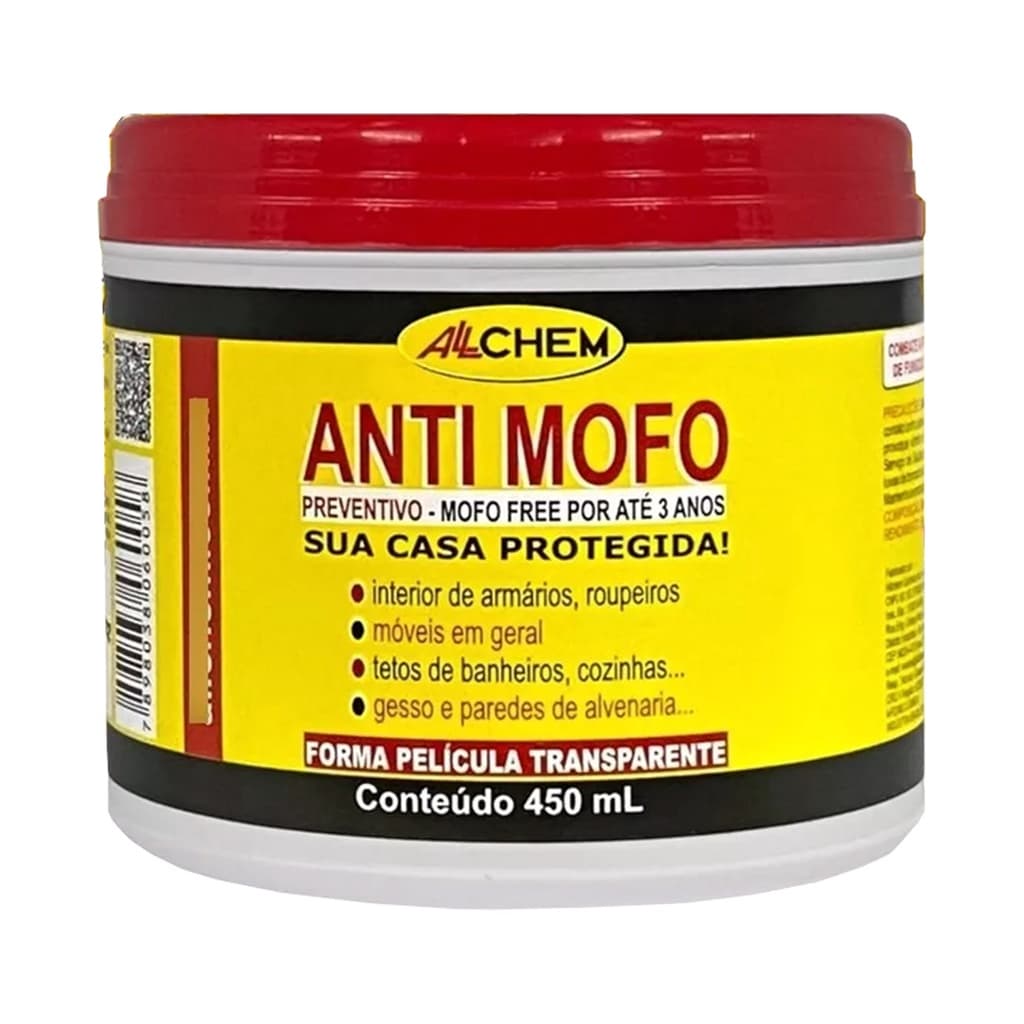 Anti Mofo preventivo para móveis e paredes 450ml - Allchem