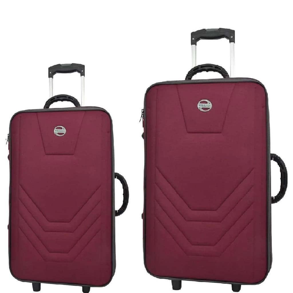 KIT 2 MALA DE VIAGEM 23KG E 32 KG MÉDIA E GRANDE -  VIAGEM VILLAGE ANAC CONJUNTO