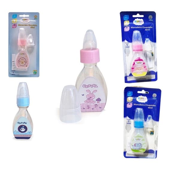 Mamadeira Chuquinha Confort Bico Silicone 50ml - 805 100% Garantido