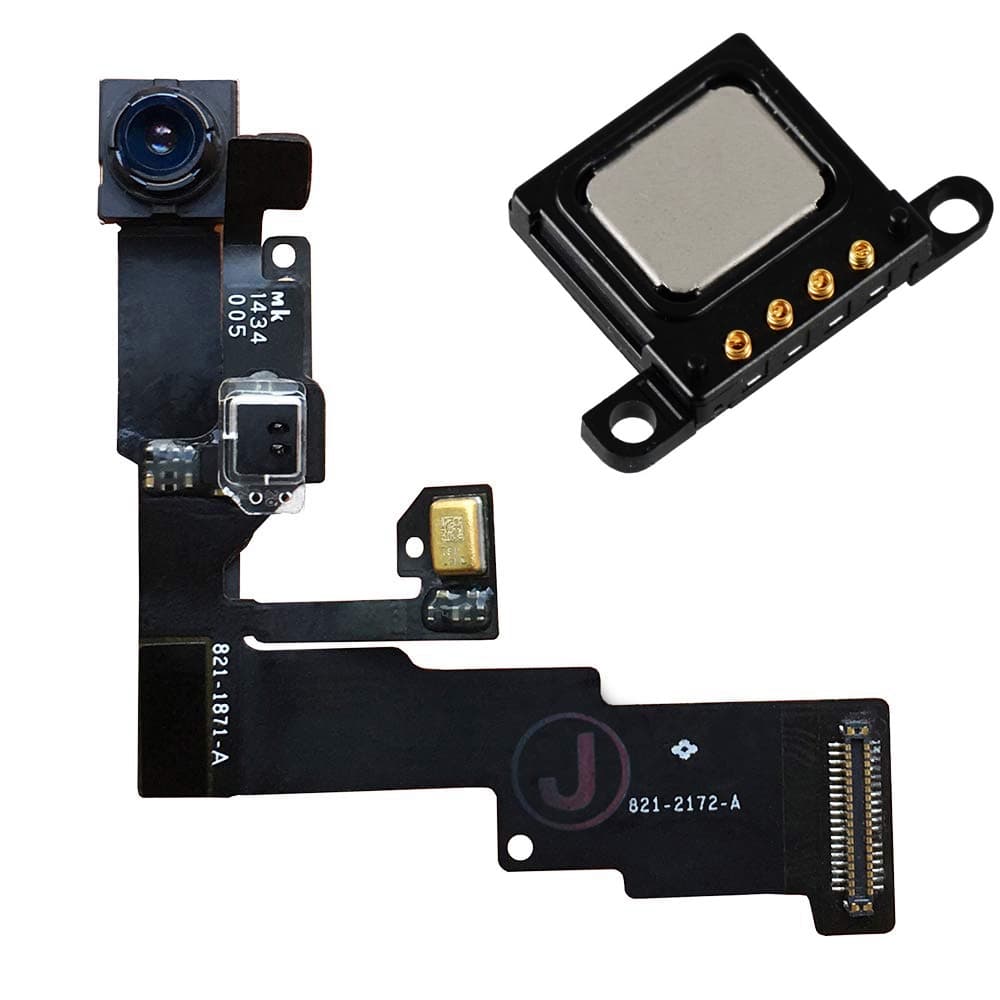 2Pcs/Set Para Telefone 6G 6s 6 Plus 6sPlus Módulo De Câmera Frontal Com Cabo Flexível De Proximidade Do Sensor + Alto-Falante De Som Da Peça Orelha