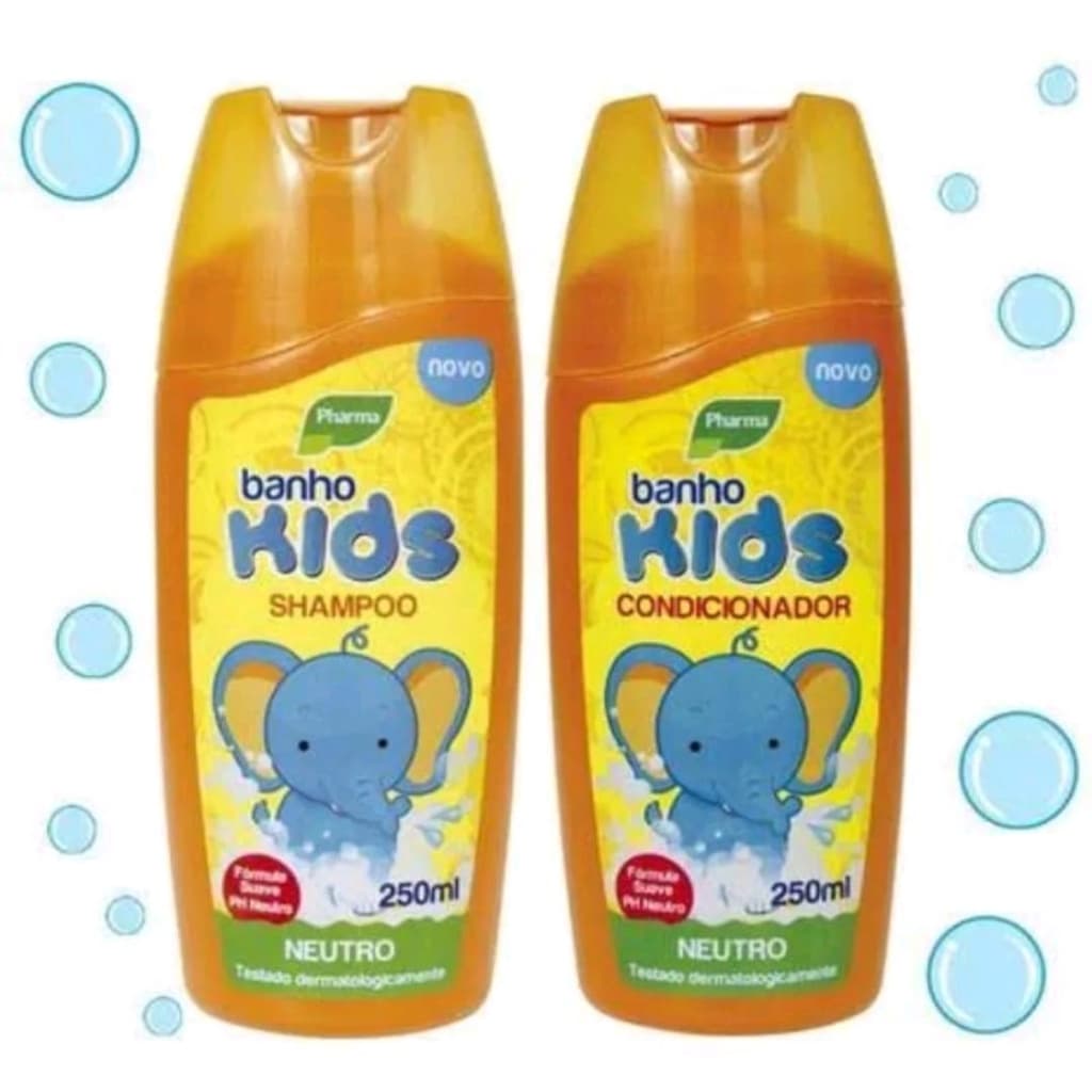 Kit Shampoo + Condicionador Banho Kids Neutro 250ML