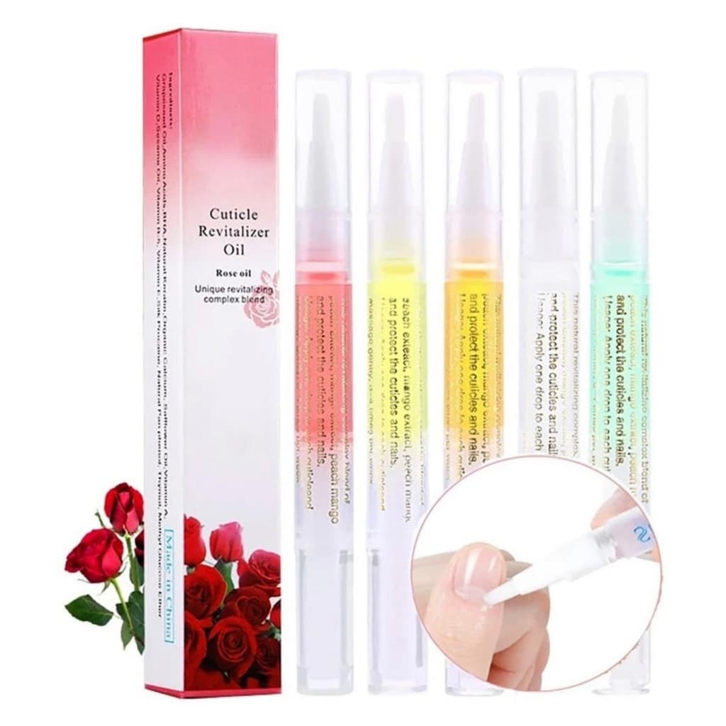 KIT 3 Canetas Óleo Hidratante para Cutículas Revitalizante FN Gel de Unha