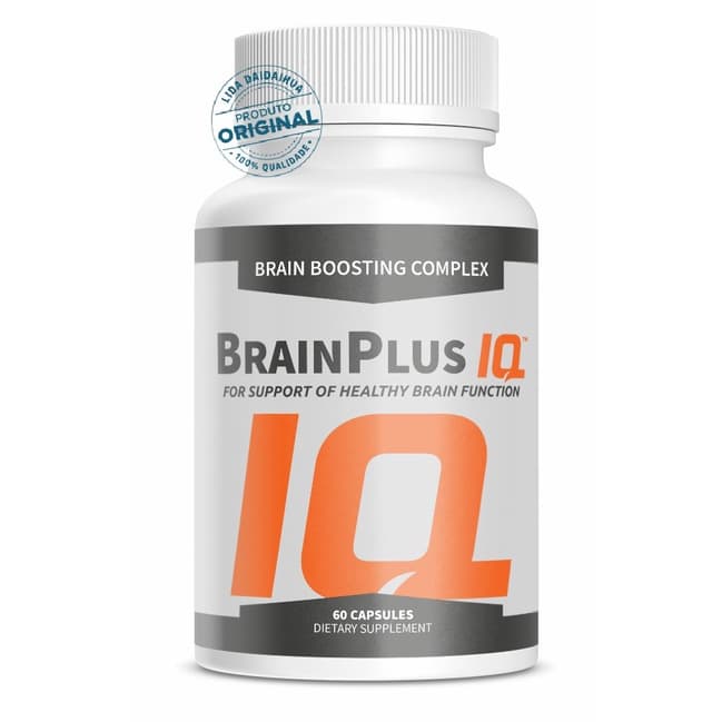 BrainPlus Qi - Suplemento Cerebral - 60 Cápsulas - Ideal para Estudantes