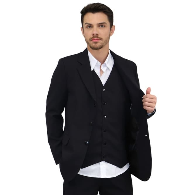 Blazer Preto  Masculino - Casaco Masculino