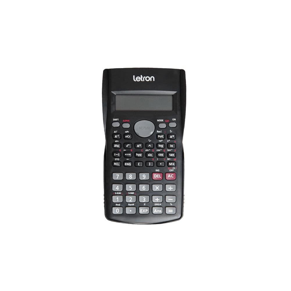 Calculadora Científica 12 dígitos Multi 240 Funções Preta