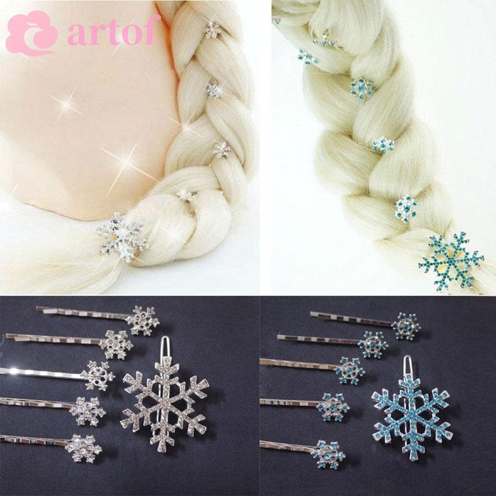 ARTOF Floco De Neve Hairpin Noiva Casamento Princesa Barrette Pentear Meninas Cristal
