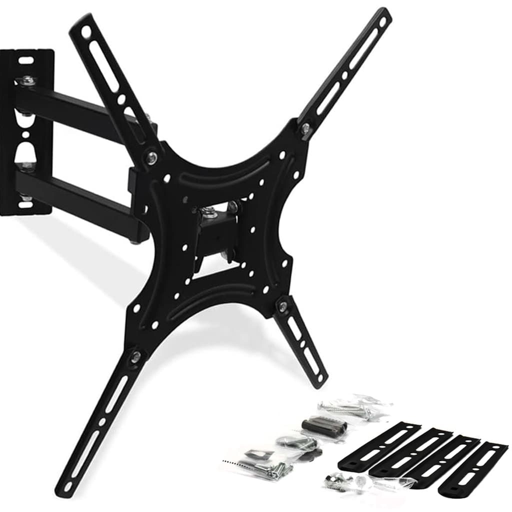 Suporte Universal Tv Painel Parede Braço Articulado Tv Smart 32 A 55 Polegadas Pendurar Parede 360