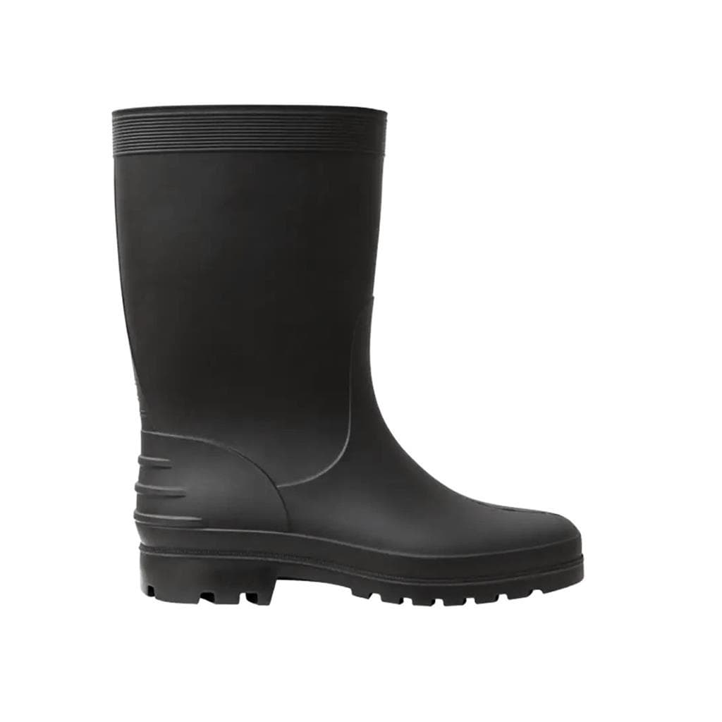 Bota Borracha Pvc Max Preto Cano Medio Calfor