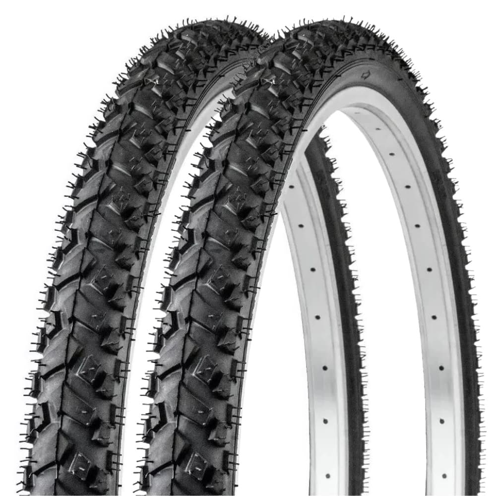 Par Pneu Aro 27.5 X 2.00 26x1.1/2 Kenda K91 Cravo Bicicleta