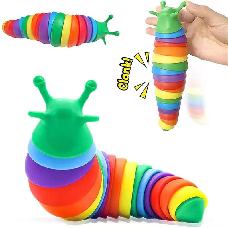Novidade Brinquedos de Descompressão Brinquedos de Descompressão Lagarta Nule Slug Brinquedos de Descompressão Brinquedo De Descompressão anti-Compressão Alívio De Apertar Brinquedos