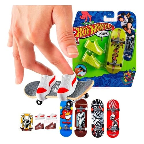 Hot Wheels Fingerboard Skate De Dedo Profissional Tênis Mattel Brinquedo Skatinho Tony hawk