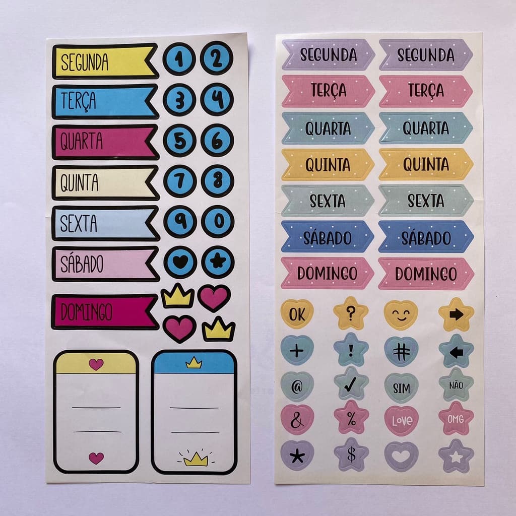 Adesivos Decorados Para Planner