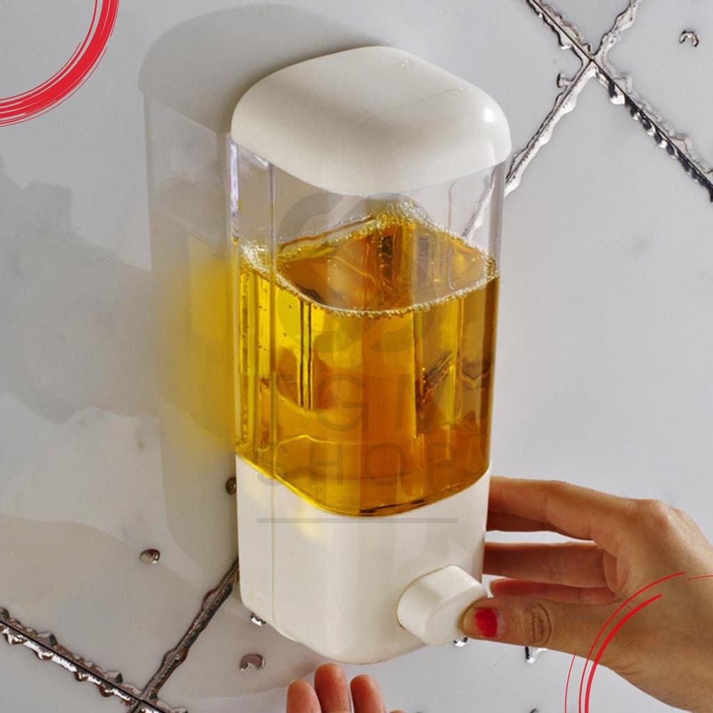 Porta Sabonete Líquido Álcool Gel Detergente Vertical 500ml Botão Dosador Envio Imediato