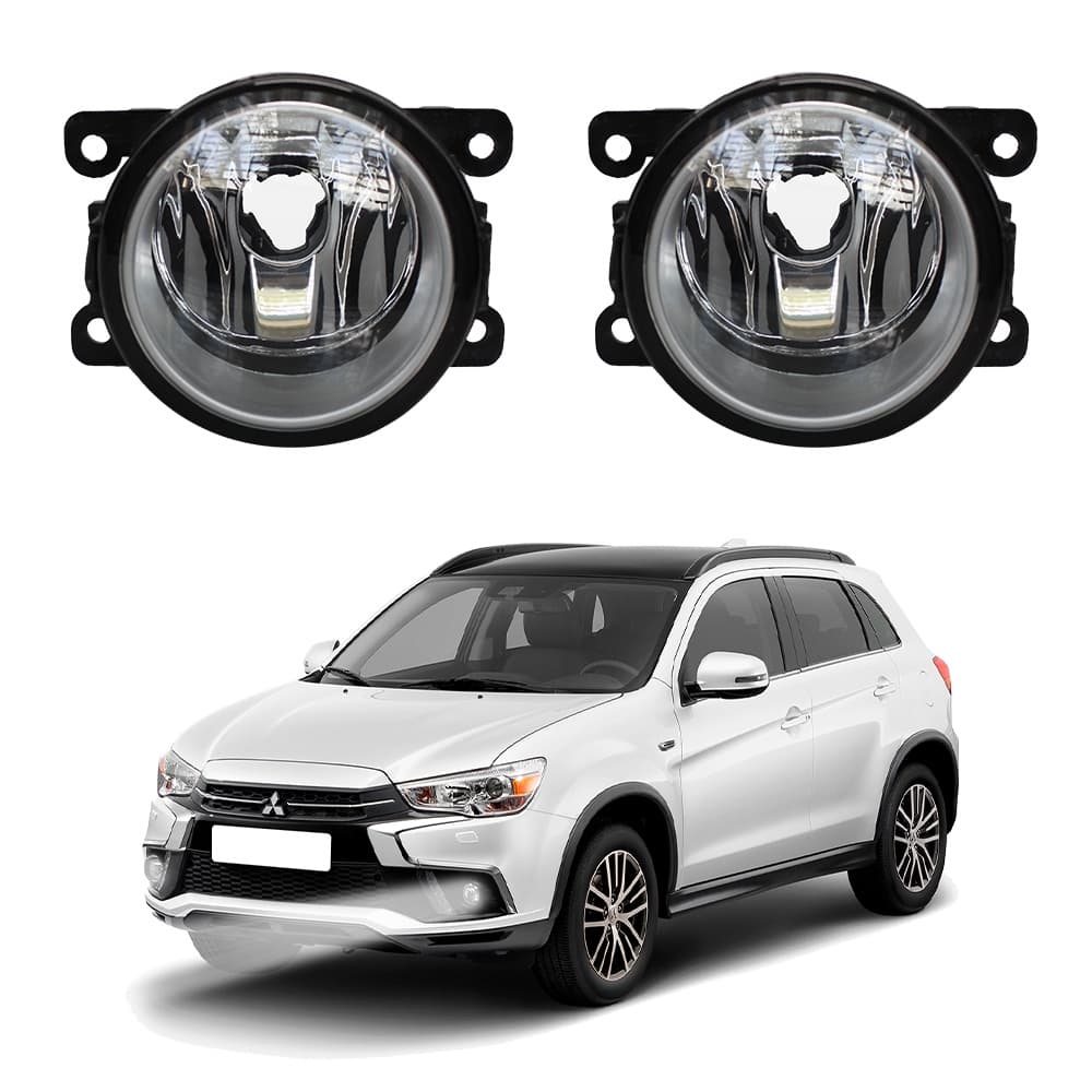 Farol de Milha ASX 2011 a 2020 Par Farol Auxiliar de Carro Lente de Vidro Neblina Automotivo