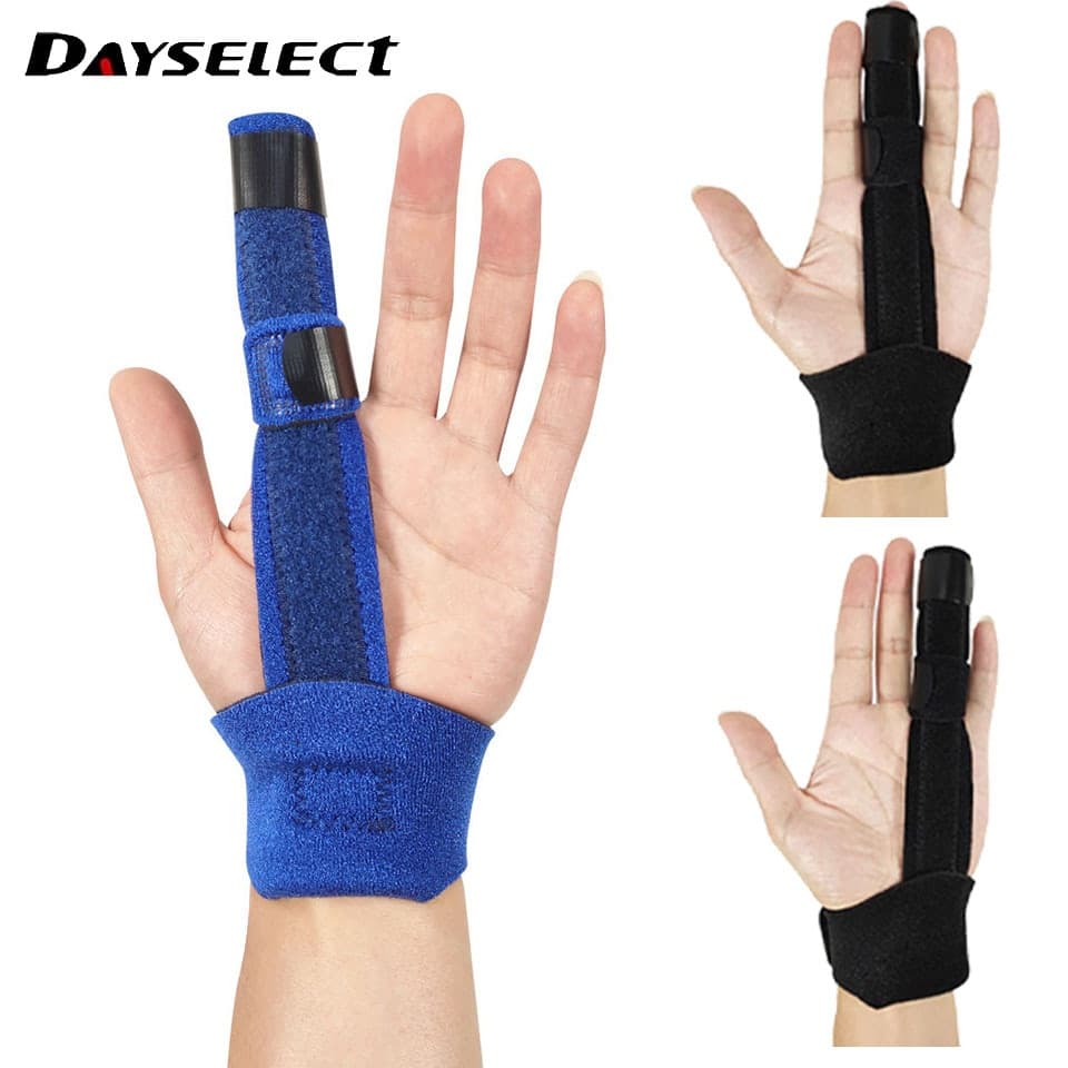 DAYSELECT 1Pcs Finger Corrector De Dedo Ajustável Splint Gatilho Guarda Para Tratar A Rigidez Dos Dedos Clicagem