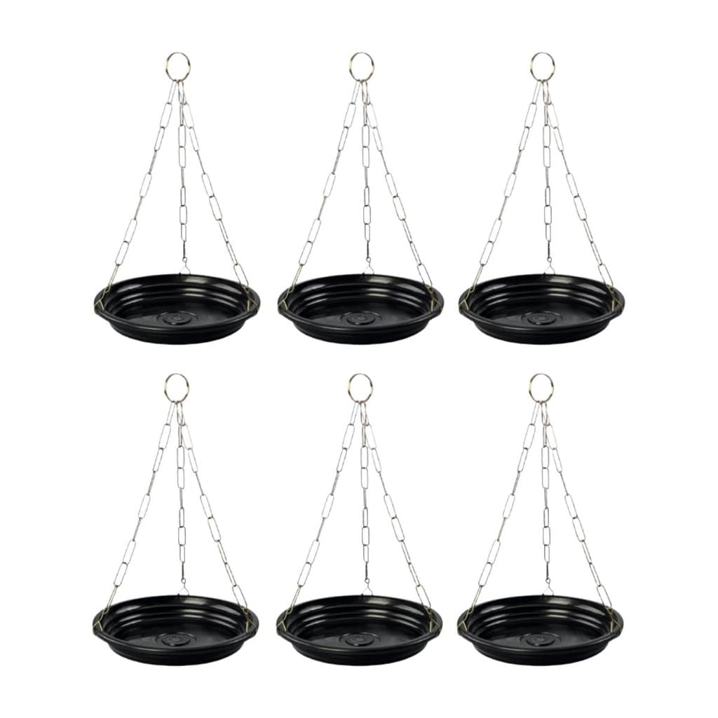 10 Kit Suspenso Personalizado - 7 Prato Preto 1,5, 2 Prato Preto 03 e 1 Prato Preto 05  + 10 Corrente 64cm - Nutriplan