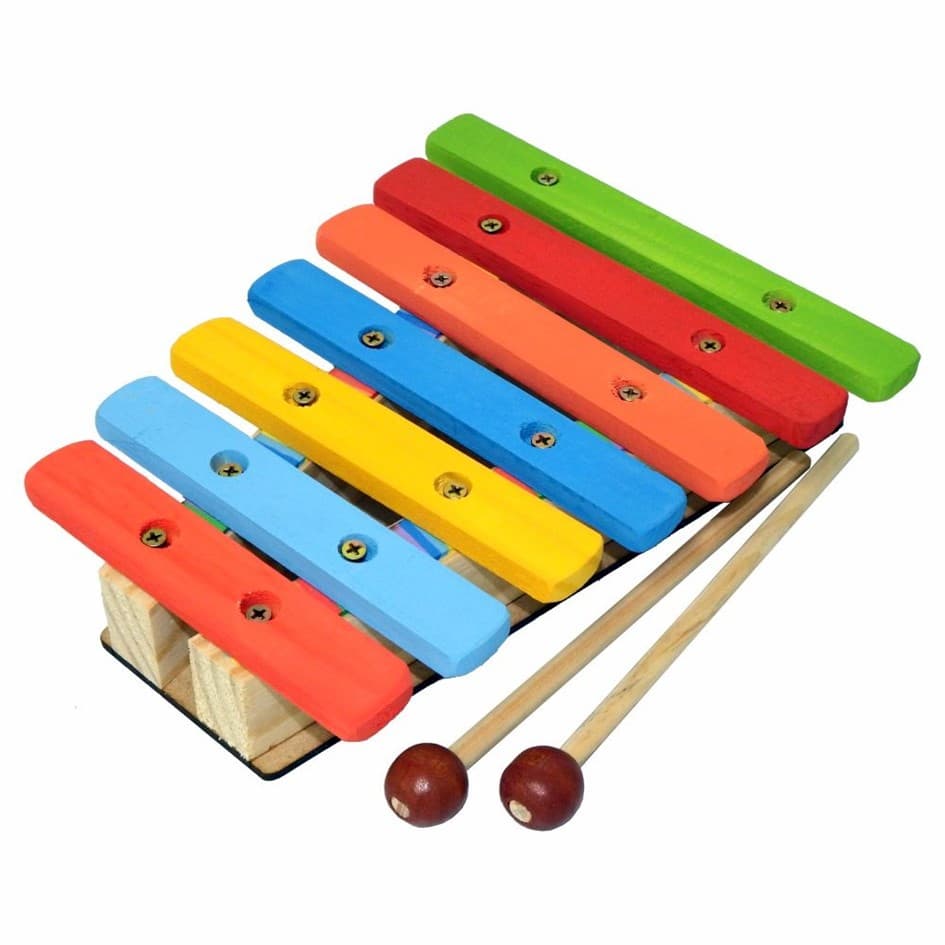 Xilofone Instrumento Musical Infantil Madeira