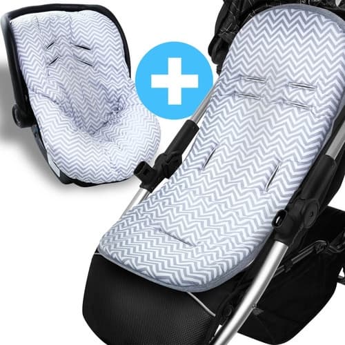 Kit Capa Bebê Conforto + Capa De Carrinho Universal Enxoval