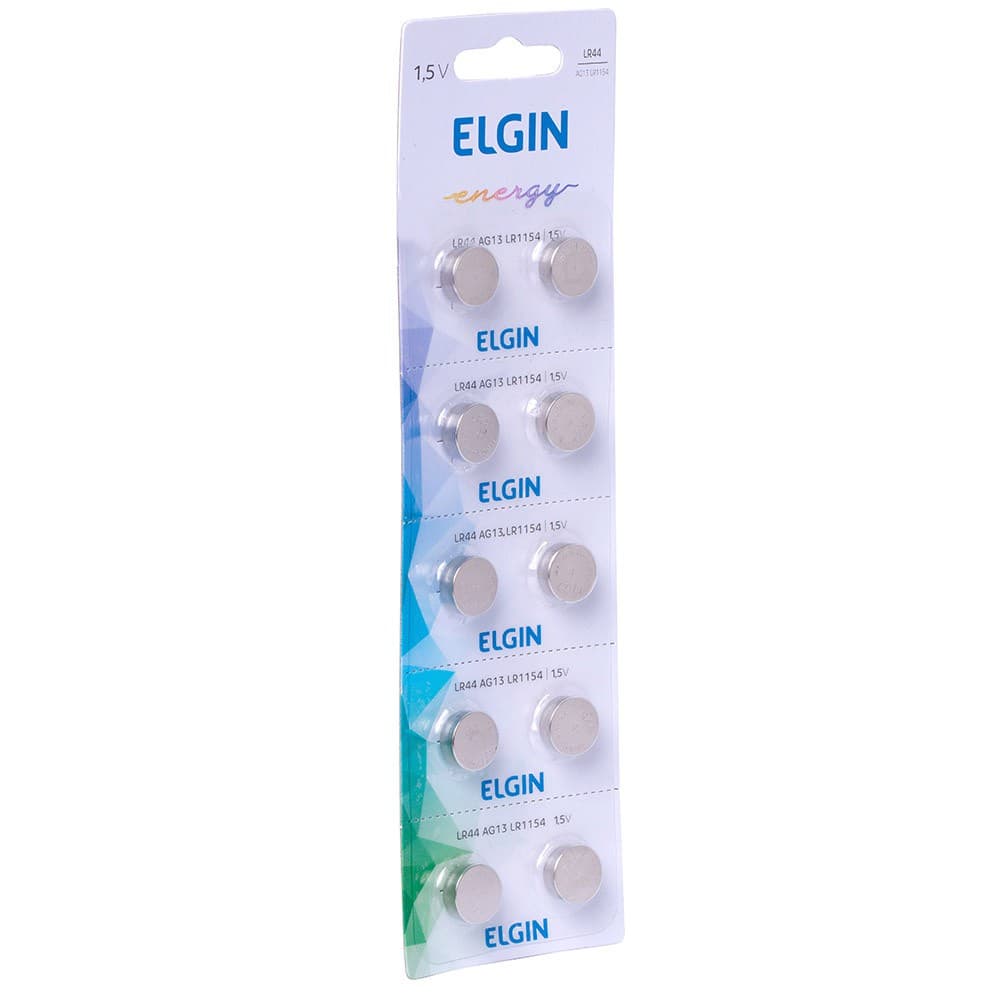 Bateria Elgin Lr44 1.5v C/10 Unidades Ag13