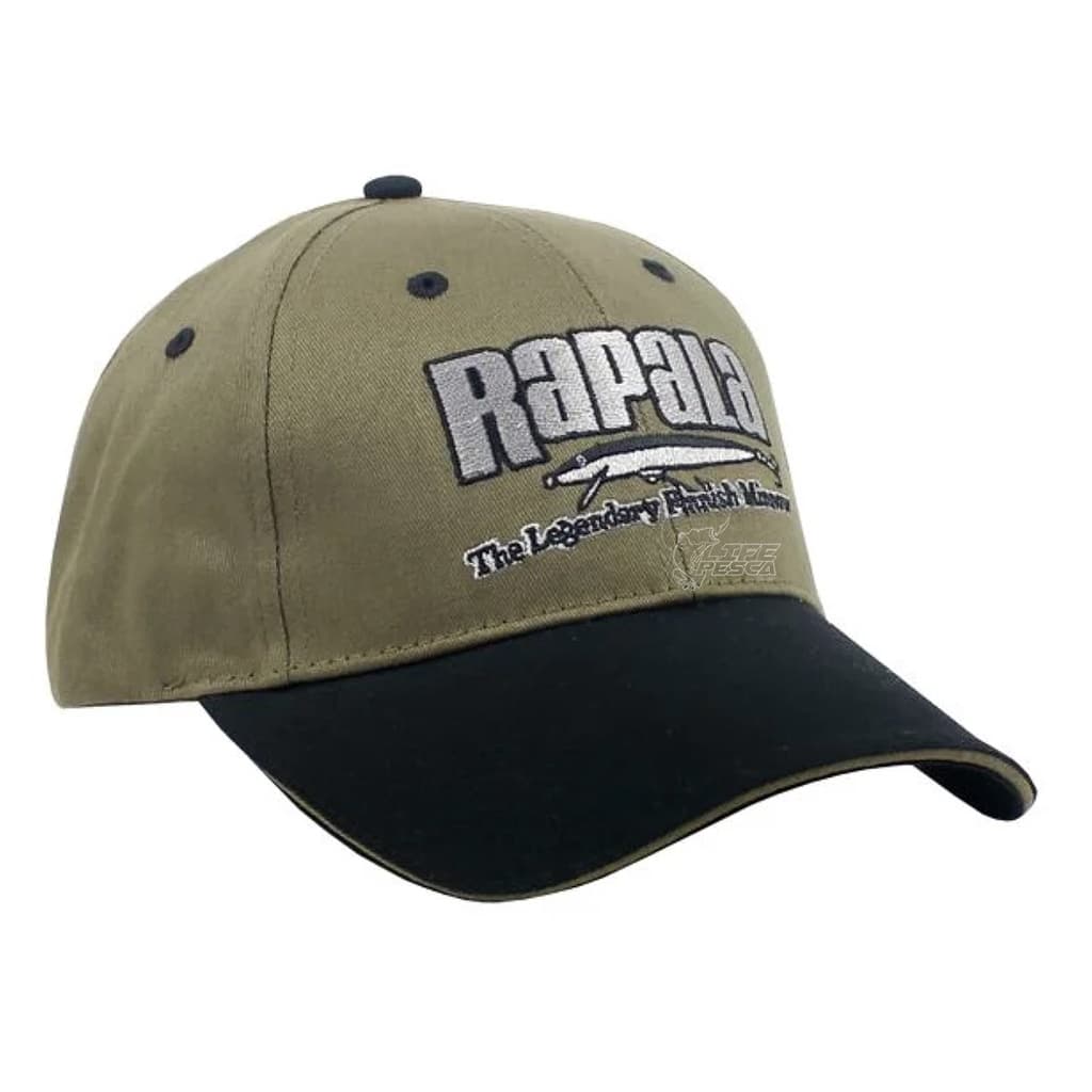 Boné Rapala Caqui e Preto