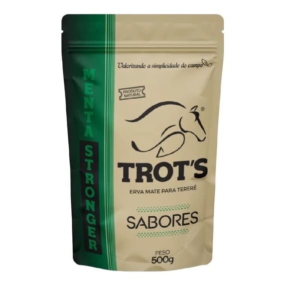 Erva Mate Tereré Trots Premium Sabor Menta Stronger 500g
