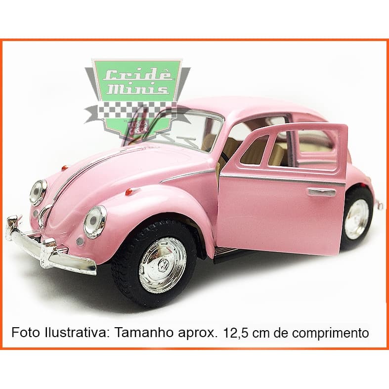 Fusca Sedan 1967 - Rosa - escala 1/32