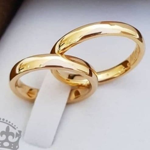 Par de alianças Casamento e Noivado 4mm PROMOÇÃO (ENVIAR MEDIDA NO CHAT)MDPF