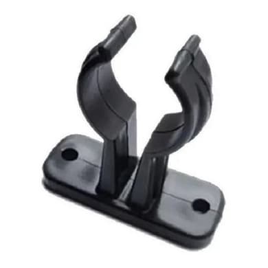 Suporte Porta Remo Alto Preto Barco Lancha Caiaque