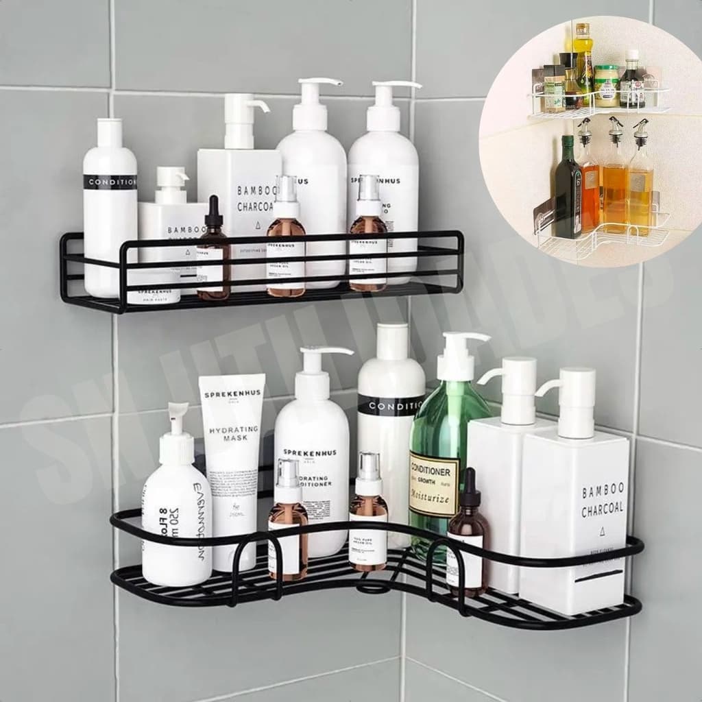 Prateleira Organizadora para Banheiro Porta Shampoo Parede Cozinha
