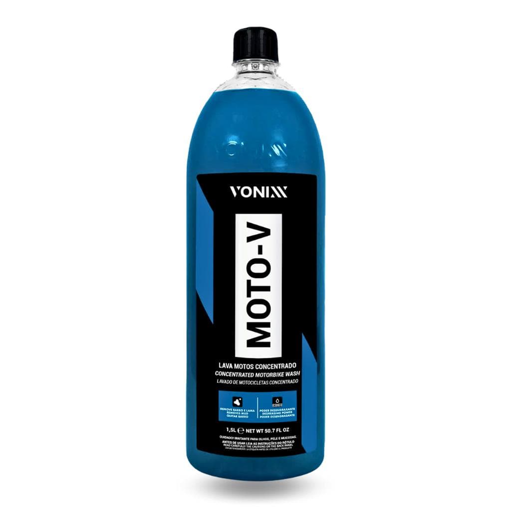 Shampoo Moto-v 1,5l Desengraxante Automotivo Concentrado
