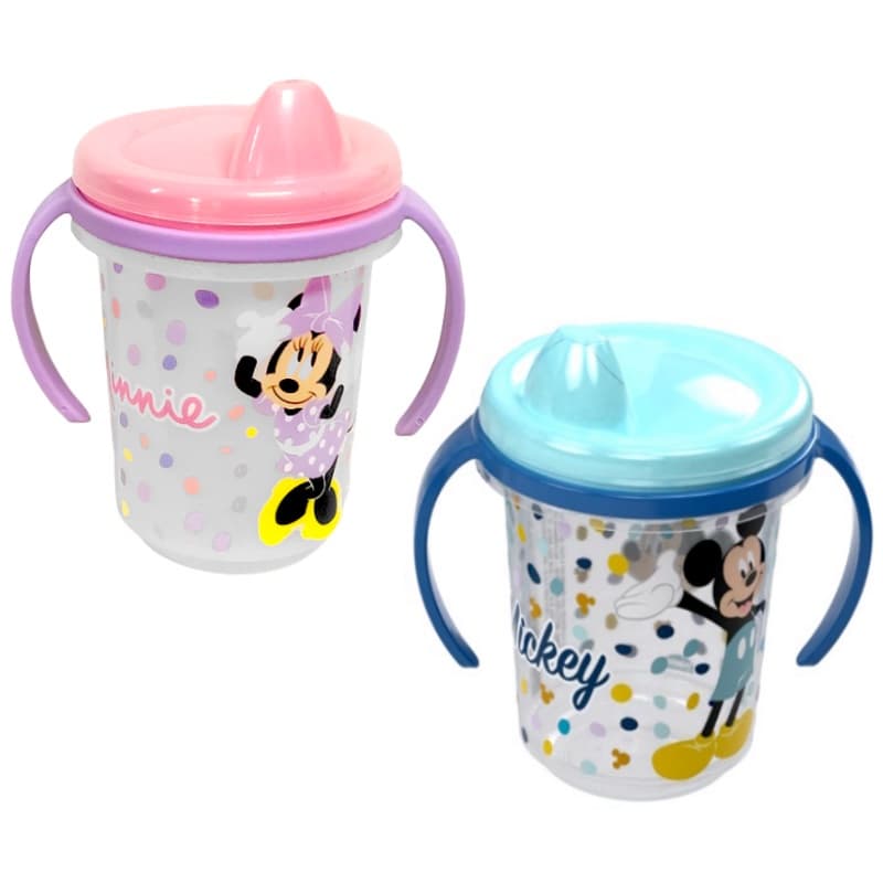 Kit Copo com Alça Trio do Mickey Copo Treinamento Mickey e Minnie