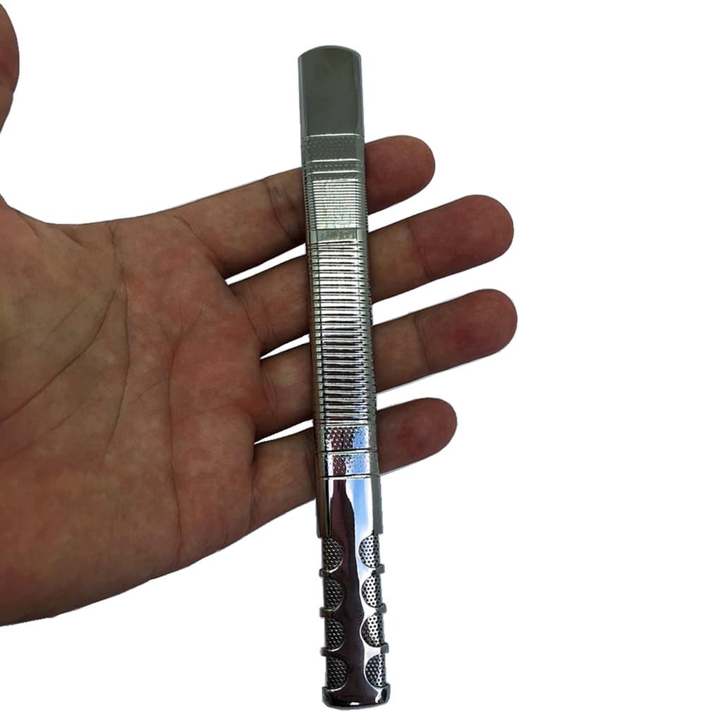 Bomba de tereré premium 18cm de tela inox + escova higienização não entope não vem pó grande fluxo