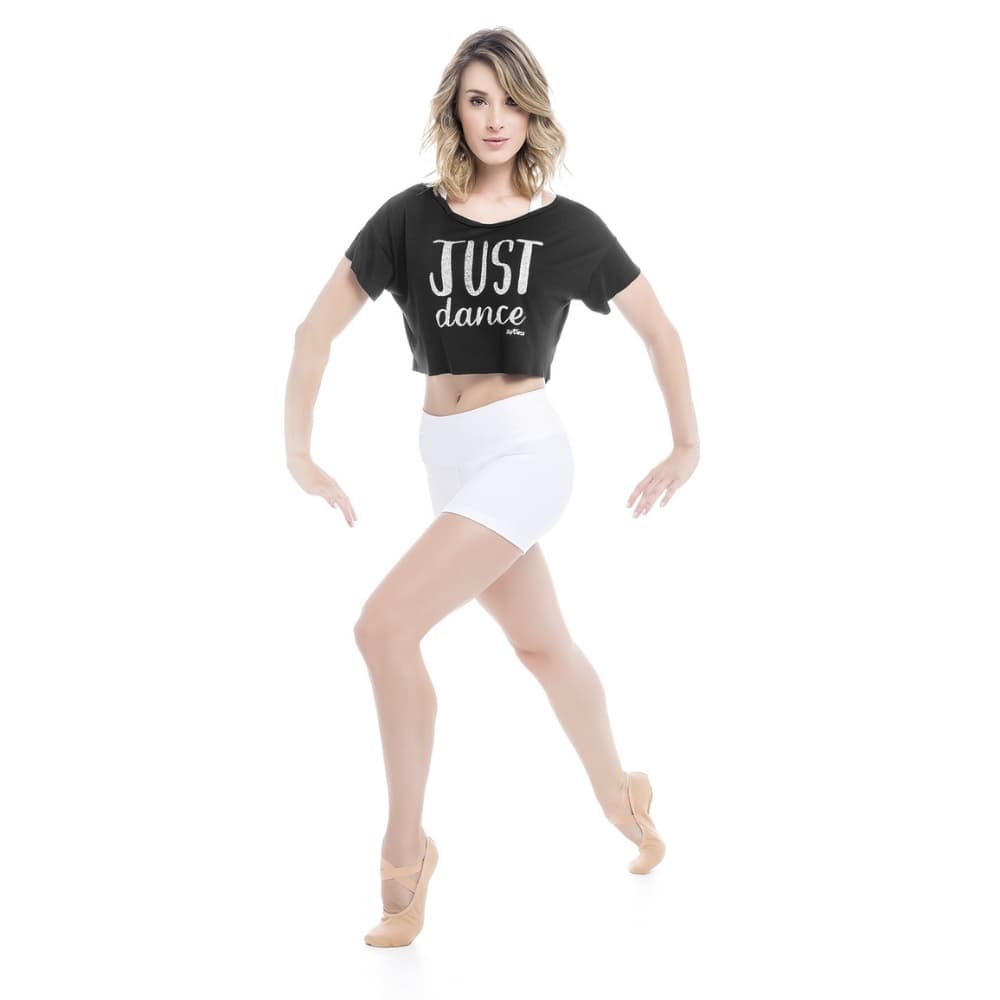 Blusa Cropped Adulta Só Dança estampas sortidas