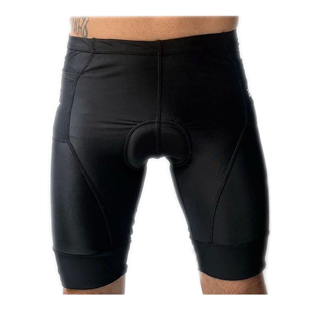 BERMUDA BEFAST MASCULINA BEGINNER PRETA COM BOLSO COM FORRO D40 CICLISMO