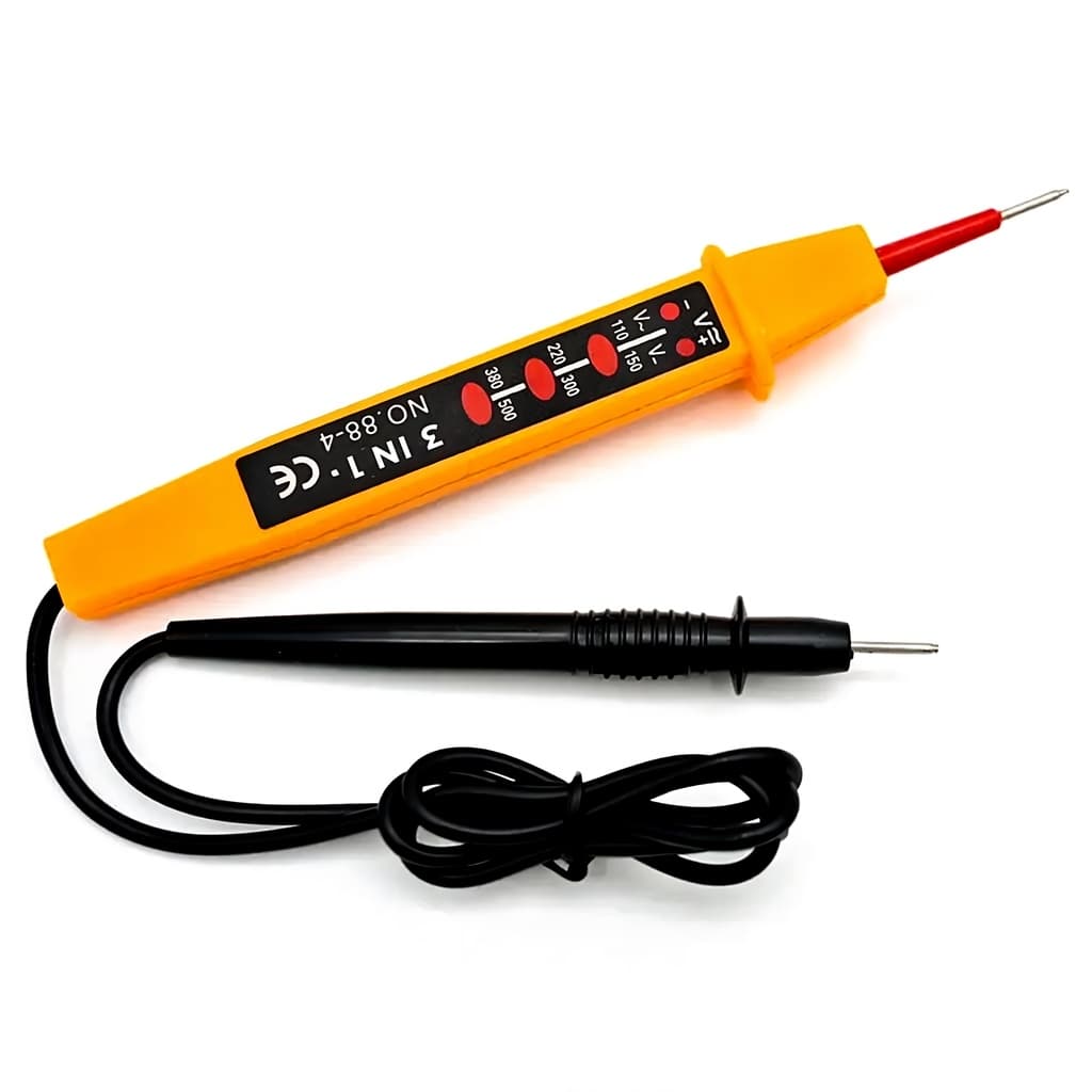 Voltímetro Caneta Medidor de Tensão 3 em 1 - 110/150v 220/330v 380/500v