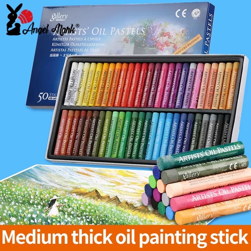 MUNGYO 12/25/50 Cores Pastel Óleo Macio Pintura Profissional Arte Crayon Artista Desenho Materiais De